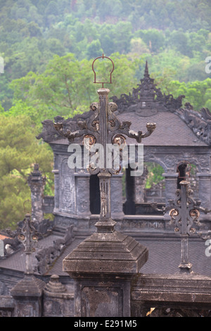 Grab von Khai Dinh (UNESCO-Weltkulturerbe), Hue, Thua Thien Hue, Vietnam Stockfoto