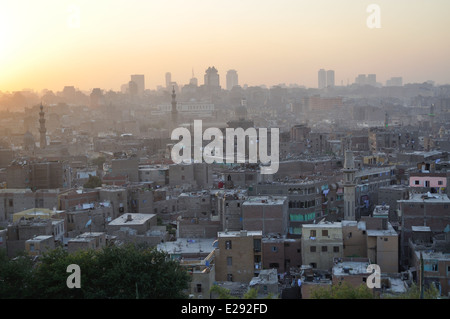 Ansicht von Al-Azhar-Park, Kairo, Ägypten Stockfoto