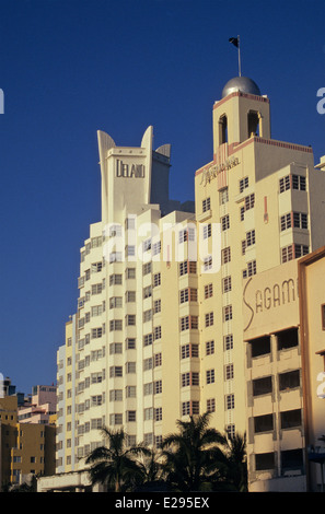 Delano und National Hotels in South Beach, Miami Stockfoto