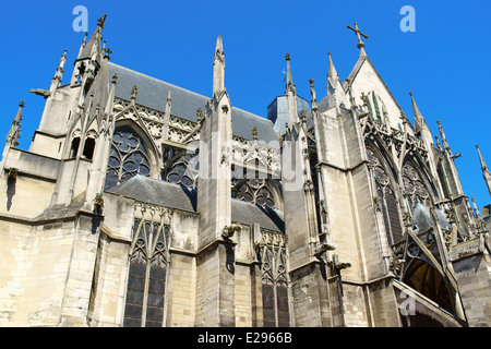 Saint-Urbain Basilika erbaut im 13. Jahrhundert von Jacques Pantaleon in Troyes Aube Champagne-Ardenne, Frankreich. Stockfoto