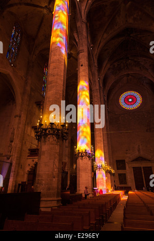 Innenraum der Kathedrale von Mallorca, Palma Stockfoto