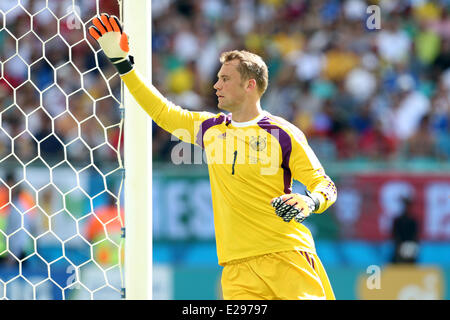 Savador, Brasilien. 16. Juni 2014. Weltcup-Finale 2014. Deutschland gegen Portugal. Manuel Neuer Credit: Aktion Plus Sport/Alamy Live-Nachrichten Stockfoto