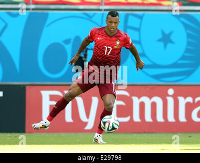 Savador, Brasilien. 16. Juni 2014. Weltcup-Finale 2014. Deutschland gegen Portugal. Nani Luis Carlos Almeida da Cunha Credit: Action Plus Sport/Alamy Live News Stockfoto