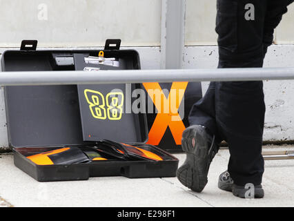 Barcelona, Spanien. 17. Juni 2014. BARCELONA Spanien Jun-17.tests statt in Barcelona-Catalunya Circuit im 17. Juni 2014 Foto: Joan Valls/Urbanandsport/Nurphoto © Joan Valls/NurPhoto/ZUMAPRESS.com/Alamy Live-Nachrichten Stockfoto