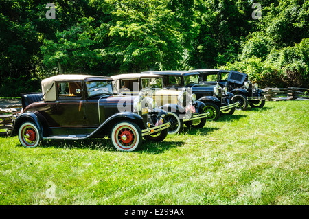 Ford Modell als Oldtimer-Show, Sully historische Stätte, Chantilly, Virginia Stockfoto