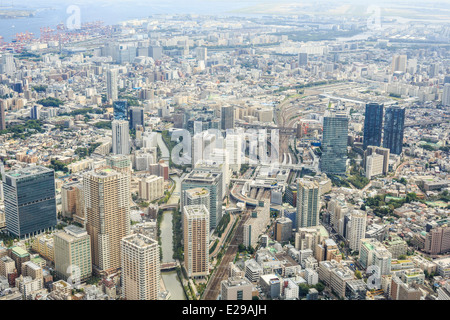 Shinagawa Station Umgebung, Tokyo, Japan Stockfoto