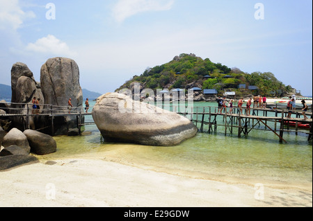 Koh Nang Yuan Koh Tao Thailand Stockfoto