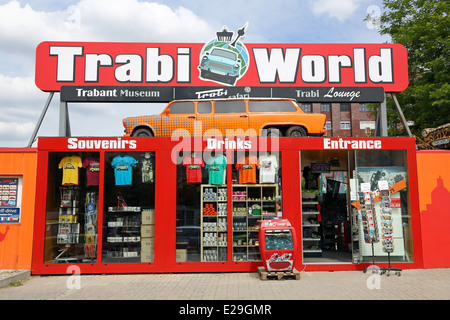 Trabant Trabi World Car Museum und Safari in Berlin, Deutschland Stockfoto