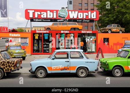 Trabant Trabi World Car Museum und Safari in Berlin, Deutschland Stockfoto