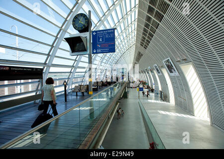 Frankreich, Vaucluse, Avignon TGV Bahnhof von den Architekten Jean Marie Duthilleul und Jean Francois Blassel Stockfoto