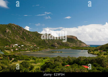 Frankreich, Guadeloupe (Französische Antillen), Saint-Barthélemy (Insel), Grande Kochsalzlösung Stockfoto