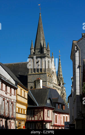 Frankreich, Morbihan, Golfe du Morbihan, Vannes, Kathedrale Saint-Pierre Stockfoto