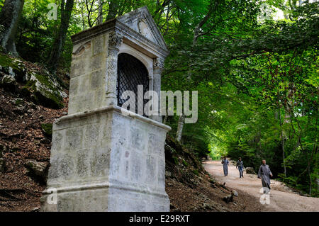 Frankreich, Var, Massif De La Sainte Baume, Wallfahrtskirche St. Mary Magdalene Stockfoto