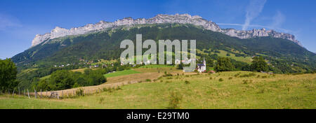 Frankreich, Isere, Petites Roches plateau, Saint Bernard du Touvet, Parc Naturel Regional de Chartreuse (Naturpark von Stockfoto