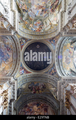 Demo der Kirche des Heiligen Ignatius von Loyola im Campus Martius, Rom, Italien Stockfoto