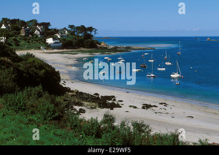 Frankreich, Finistere, St Pabu, Aber Benoit Stockfoto