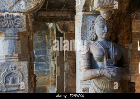 Indien, Bundesstaat Kerala, Padmanabhapuram Palast, größte hölzerne Palast von Asien Stockfoto