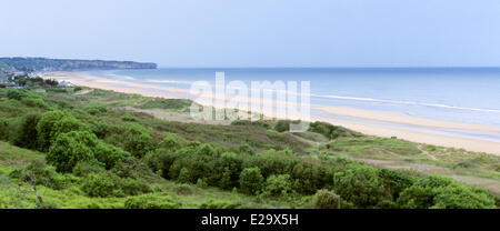 Frankreich, Calvados, Colleville Sur Mer, Omaha Beach, Strand der Landung Stockfoto