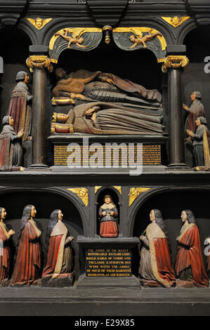 Irland, Dublin, St. Patricks Kathedrale, Renaissance-Grab des Herrn Boyle, Earl of Cork, und seine Frau Stockfoto