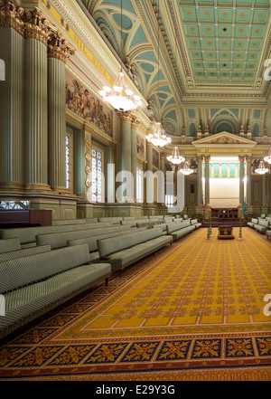 Corinthian Hall, der Freimaurer-Tempel, Philadelphia, Pennsylvania, USA Stockfoto