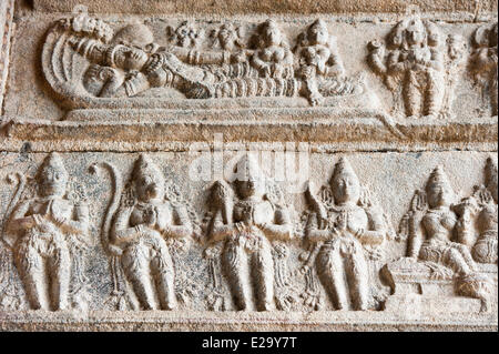 Indien, Tamil Nadu State Gingee, die 500 Jahre alte Venkataram Tempel Stockfoto