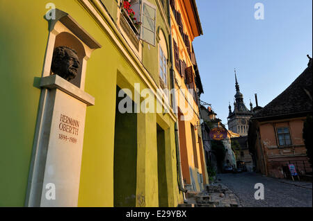 Rumänien, Siebenbürgen, Sighisoara, eines der sieben sächsischen befestigte Städte in Siebenbürgen, von der UNESCO als Welterbe gelistet, Stockfoto