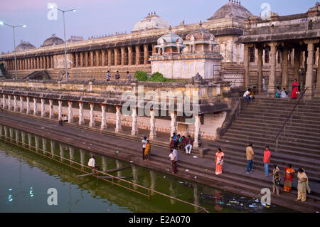 Indien, Tamil Nadu Zustand, Chidambaram, der Shiva Nataraja-Tempel (tanzenden Shiva), heiliger Ort der hindouisme und speziell Stockfoto