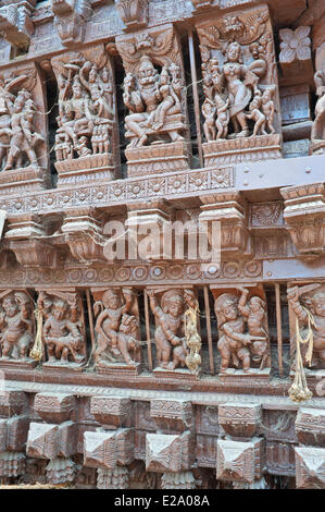 Indien, Bundesstaat Tamil Nadu, Kumbakonam, Adi Kumbeswarar Tempel Shiva geweiht Stockfoto