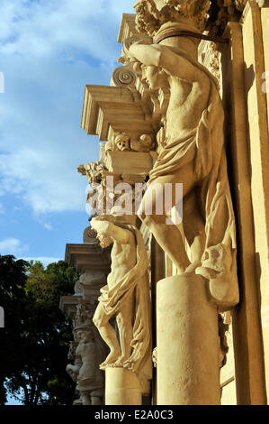 Rumänien, Siebenbürgen, Karpaten Berge, Alba Iulia, die Zitadelle, das wichtigste Tor Stockfoto