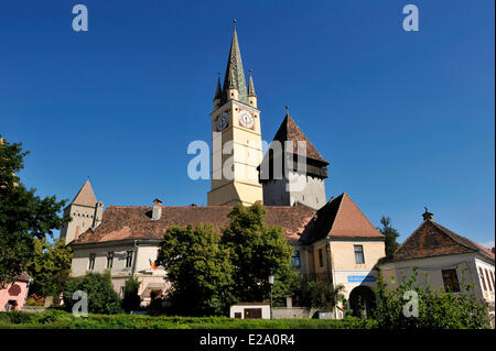 Rumänien, Transsilvanien, Medien, eines der sieben Sachse befestigte Städte, Sfanta Margareta Wehrkirche Stockfoto