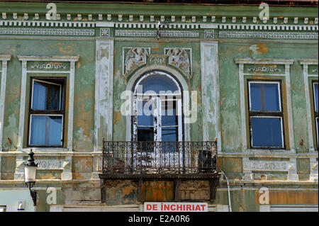 Rumänien, Siebenbürgen, Medien, eines der sieben sächsischen befestigte Städte, Piata Regele Ferdinand 1 Stockfoto