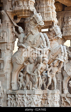 Indien, Tamil Nadu state, Tiruchirappalli (Trichy), Sri Ranganathaswami Tempel, große Vaishnavite Komplex Stockfoto