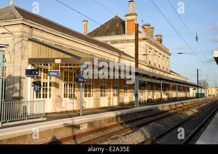 Frankreich, Ardennen, Limousine, Zug-Bahnhof (SNCF) Stockfoto