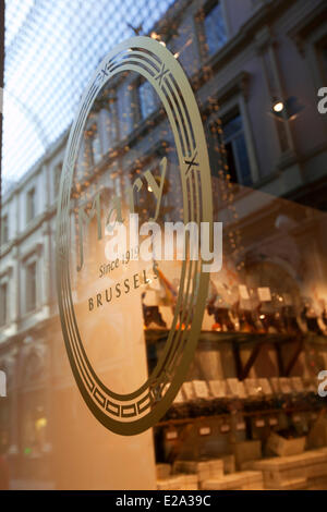 Belgien, Brüssel, Royals Galerien von St Hubert, Mary Chocolatier Stockfoto