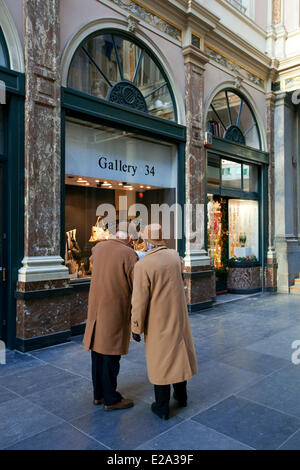 Belgien, Brüssel, Royals Galerien von St-Hubert Stockfoto