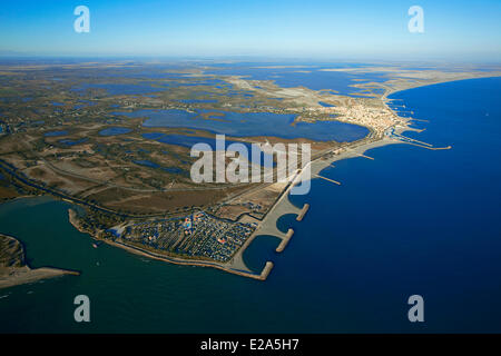 Frankreich, Bouches du Rhone, Parc Naturel Regional de Camargue (natürlichen regionalen Park der Camargue), Les Saintes Maries De La Mer, Stockfoto