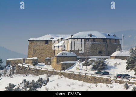 Frankreich, Savoyen, Maurienne-Tal, Parc National De La Vanoise (Nationalpark Vanoise), Aussois, Fort Marie Christine Stockfoto