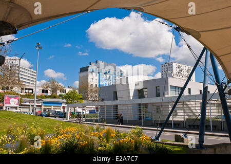 Frankreich, Finistere, Brest, Busbahnhof Stockfoto