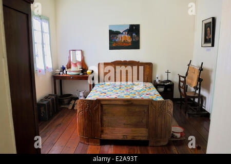 Frankreich, Ile De La Réunion (französische Übersee-Departement), South coast, Saint Philippe Ökomuseum Au Bon Roi Louis, Schlafzimmer ein Stockfoto