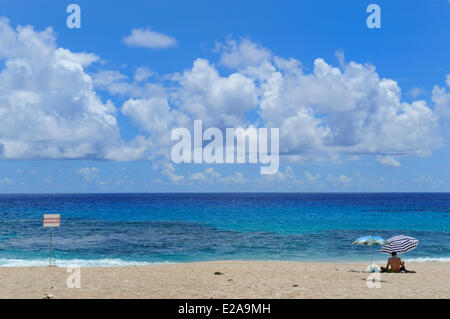 Frankreich, Ile De La Réunion (französische Übersee-Departement), Westküste, Saint-Gilles-Les-Bains, Boucan Canot Strand Stockfoto