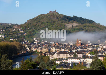 Frankreich, Aveyron, Lot-Tal, Espalion, stoppen auf der Route von Compostela, Weltkulturerbe der UNESCO Stockfoto