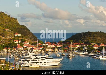 Frankreich, Guadeloupe (Französische Antillen), Saint Barthelemy, Gustavia Stockfoto