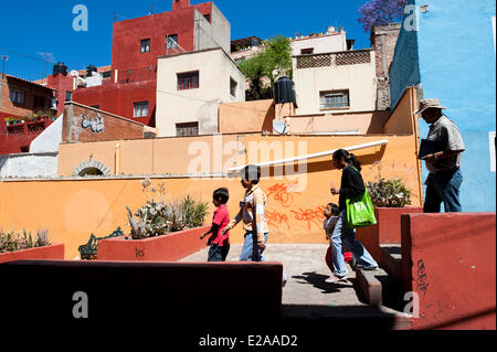 Mexiko, Guanajuato Zustand, Guanajuato, Weltkulturerbe der UNESCO Stockfoto