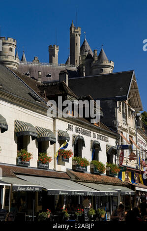 Frankreich, Oise, Pierrefonds, im Wald von Compiègne Stockfoto