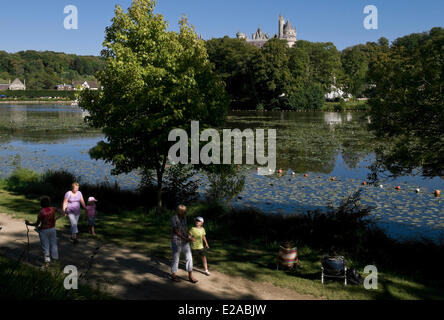 Frankreich, Oise, Pierrefonds, im Wald von Compiègne Stockfoto