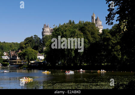 Frankreich, Oise, Pierrefonds, im Wald von Compiègne Stockfoto