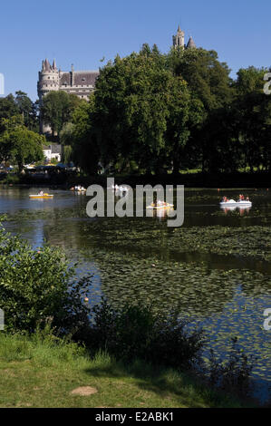 Frankreich, Oise, Pierrefonds, im Wald von Compiègne Stockfoto