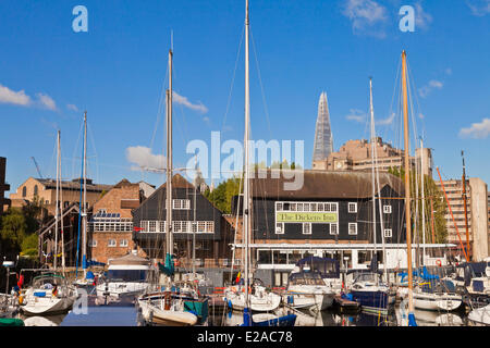 United Kingdown, London, die Stadt, St Katharine Docks marina Stockfoto