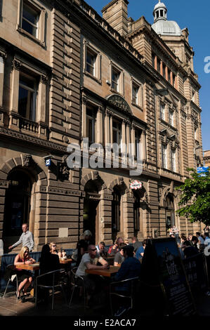 Großbritannien, Schottland, Glasgow, zentralen Bezirk der Merchant City, Buchanan Street um GOMA (Galerie für moderne Kunst) Stockfoto