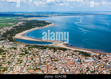 Frankreich, Vendee, La Tranche Sur Mer (Luftbild) Stockfoto